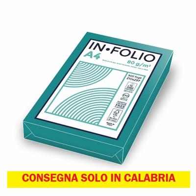 Risma Carta A4 In-Folio Bianca 80gr. 500 Fogli