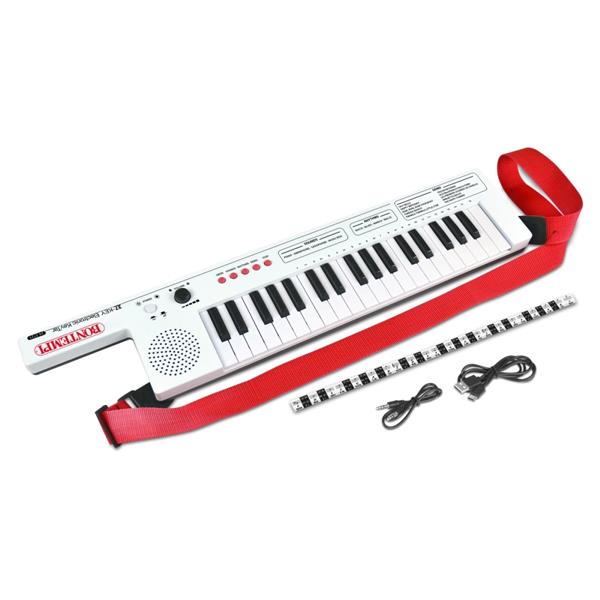Keytar Bianca 37 Tasti Con Tracolla