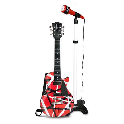 Chitarra Rock Con Microfono Da Palco