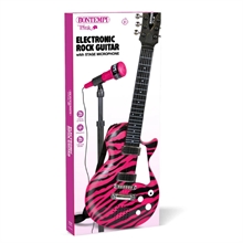 Chitarra Rock Con Microfono Da Palco