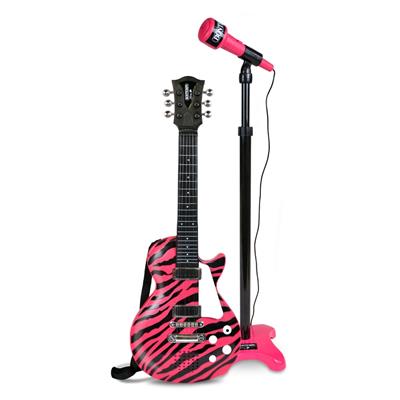 Chitarra Rock Con Microfono Da Palco
