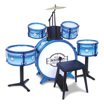 Batteria classica 6 elementi, con sgabello e 2 bacchette