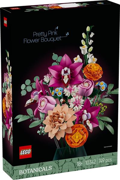 Lego Botanicals Bouquet Di Fiori Rosa 10342