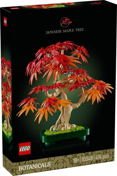 Lego Botanicals Bonsai Acero Rosso Giapponese 10348