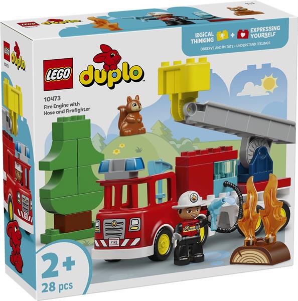 Lego Duplo Autopompa Con Manichetta E Pompiere 10473
