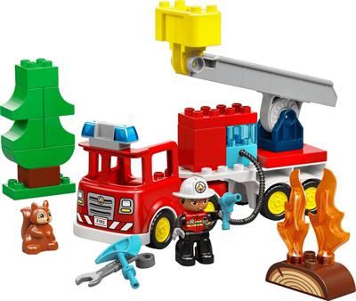 Lego Duplo Autopompa Con Manichetta E Pompiere 10473