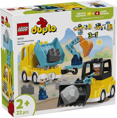 Lego Duplo Veicoli Da Cantiere 3 In 1 10475