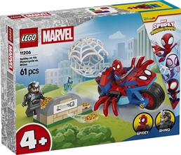 Lego Spidey Sulla Moto Contro Rhino 11206