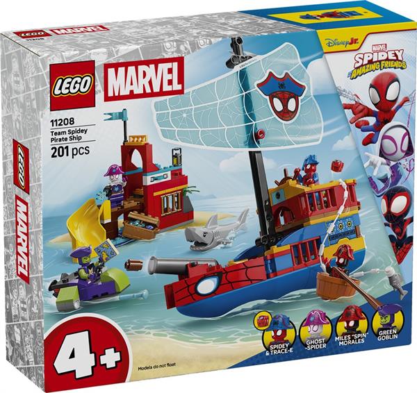 Lego Spidey Nave Pirata Del Team Spidey 11208