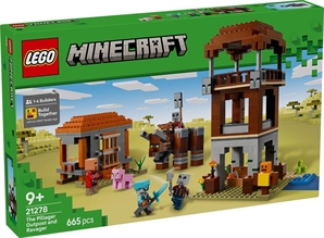 Lego Minecraft Avamposto Sacchegg.Predone 21278
