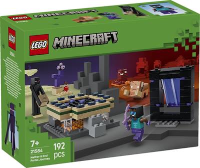 Lego Minecraft Viaggio Portale Nether Dell’End 21584