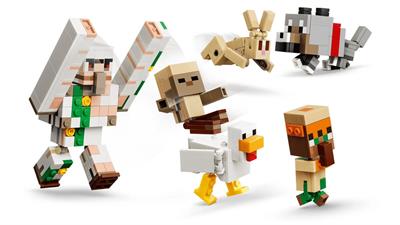Lego Minecraft Attacco Deserto Fantino Polli 21592