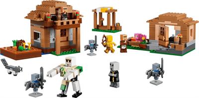 Lego Minecraft Attacco Villaggio Evocatore 21596