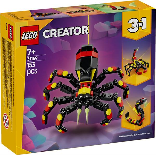 Lego Creator Animali Selvatici: Ragno Trasformista 31159