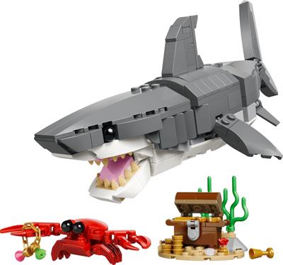 Lego Creator Squalo Con Scrigno Tesoro 31381