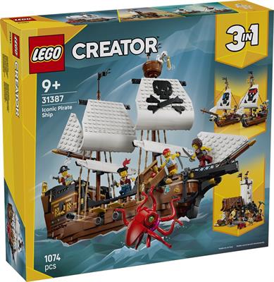 Lego Creator Iconica Nave Da Pirata 31387