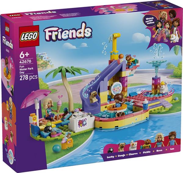 Lego Friends Divertente Giorn.Parco Acquatico 42676