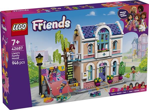 Lego Friends Casa Della Famiglia Di Liann 42687