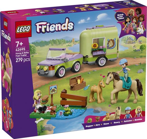 Lego Friends Rimorchio Per Cavallo E Puledro 42695
