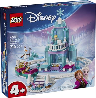 Lego Disney Castello Ghiaccio Elsa Avventura Neve 43281