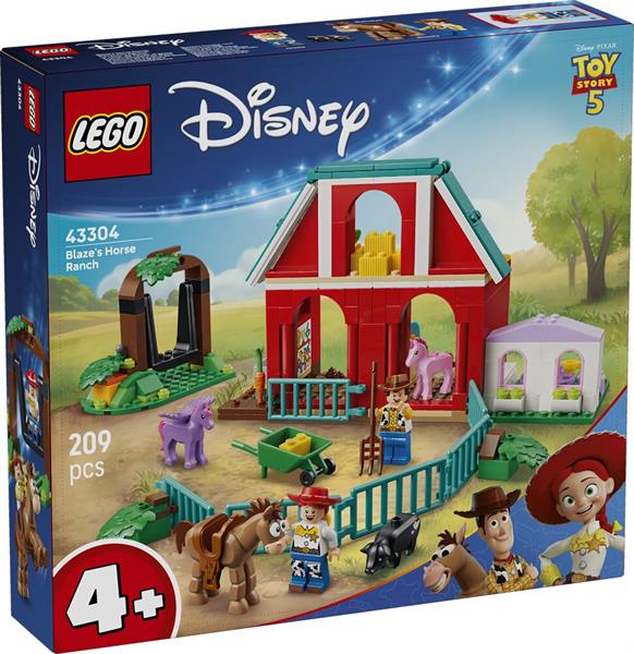 Lego Disney Pixar Ranch Cavalli Di Blaze 43304