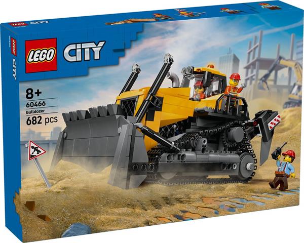 Lego City Bulldozer Giallo 60466