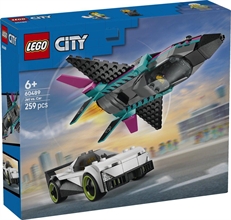 Lego City Jet Contro Auto Sportiva 60489