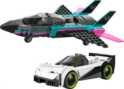 Lego City Jet Contro Auto Sportiva 60489
