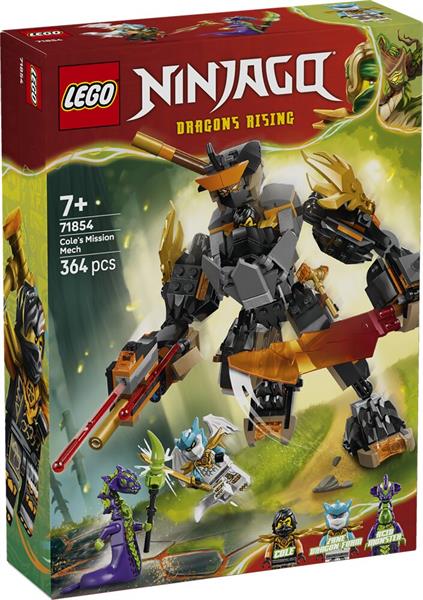 Lego Ninjago Mech Missione Cole E Drago Zane 71854