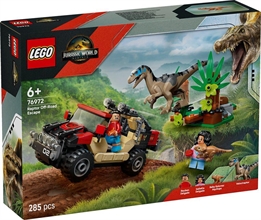Lego Jurassic World Fuga Raptor Fuoristrada 76972