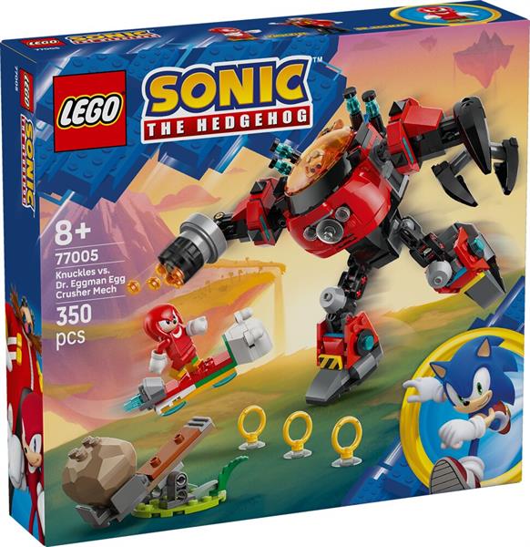 Lego Sonic Knuckles Vs. Mech Egg Crusher Dr. Eggman 77005