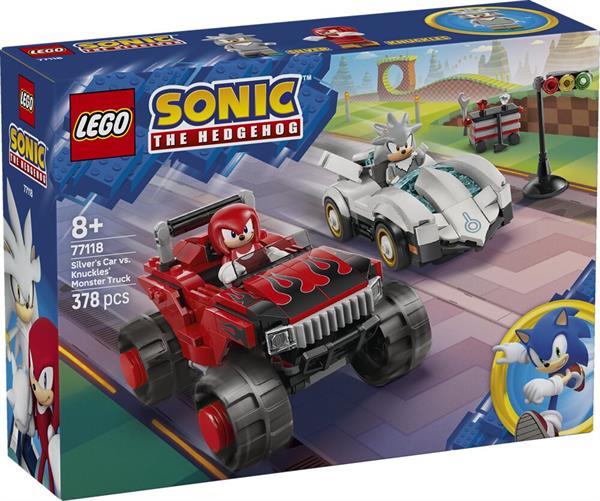 Lego Sonic Auto Silver Vs. Monster Truck Knuckles 77118