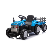 Trattore Lamas Blu 12Volt Con Rimorchio
