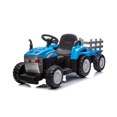 Trattore Lamas Blu 12Volt Con Rimorchio