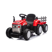 Trattore Lamas Rosso 12Volt Con Rimorchio