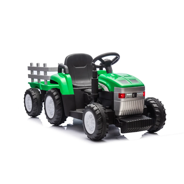 Trattore Lamas Verde 12Volt Con Rimorchio