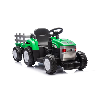 Trattore Lamas Verde 12Volt Con Rimorchio