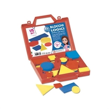 BLOCCHI LOGICI - VALIGETTA 48 PZ. -  MEDIO / PICCOLI