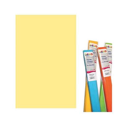 CARTA CRESPA GR.180 - ROTOLO CM.50X250 - GIALLO PALLIDO