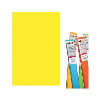 CARTA CRESPA GR.180 - ROTOLO CM.50X250 - GIALLO VIVO