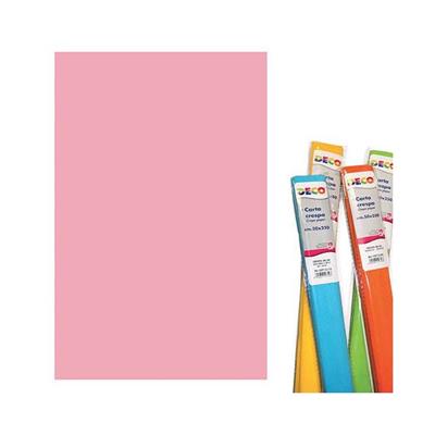 CARTA CRESPA GR.180 - ROTOLO CM.50X250 - ROSA BABY