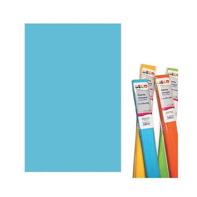CARTA CRESPA GR.180 - ROTOLO CM.50X250 - AZZURRO BABY