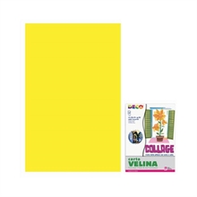 VELINA CM.50X76 - BUSTA 24 FG. - GIALLO