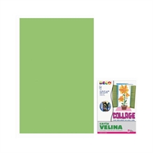 VELINA CM.50X76 - BUSTA 24 FG. - VERDE CHIARO