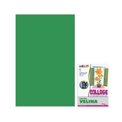 VELINA CM.50X76 - BUSTA 24 FG. - VERDE SCURO
