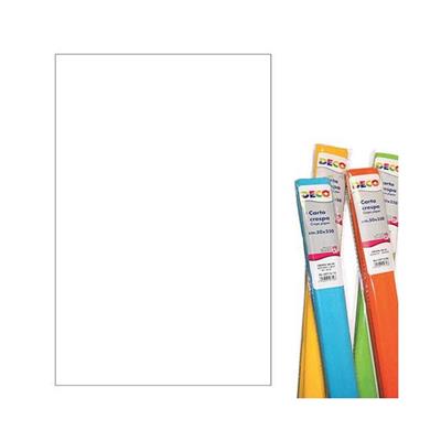 CARTA CRESPA GR.40 CM.50X250 - BIANCO