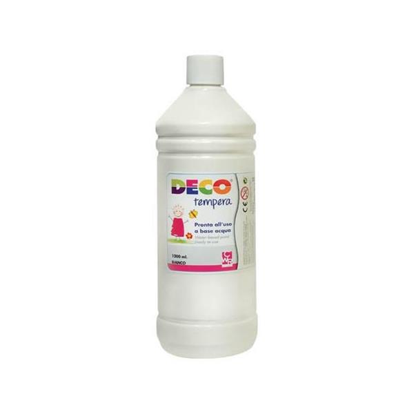 TEMPERA FLACONE 1000ML BIANCO